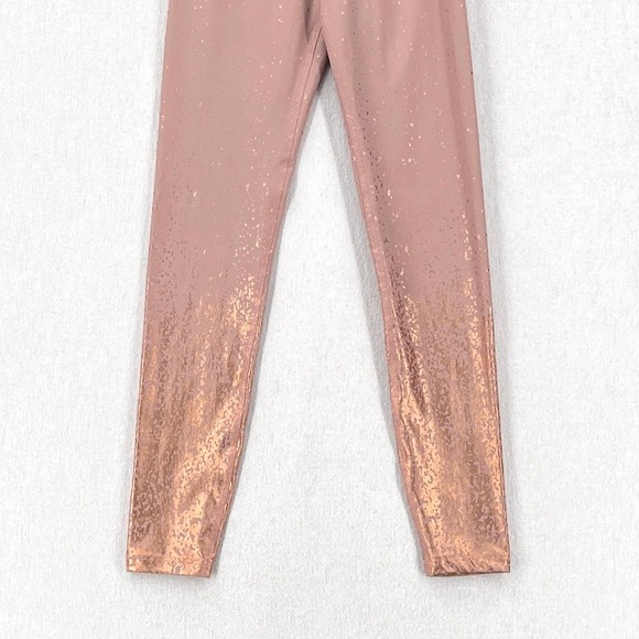 BEYOND YOGA Alloy Ombre High Waist Leggings Womens XS Blush Pink Rose Gold - Picture 5 of 14